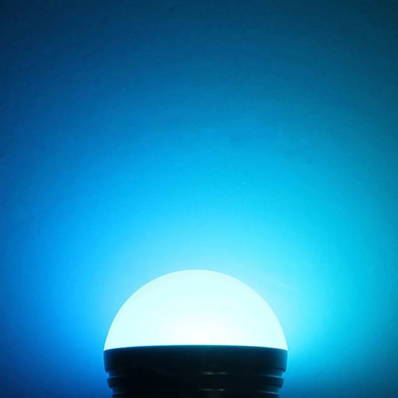 100 шт. AC85V-265V E27 E14 GU10 MR16 RGB лампа для свечей 9 Вт светодиодная точечная волшебное