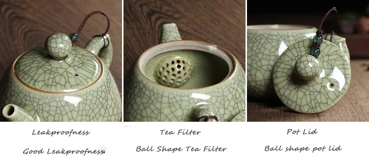 Новинка, 6 цветов, хрустящая глазурь, Ge Kiln Longquan Celadon Zisha, керамика, искусство, Тхи, Китай, фарфоровый чайник из исинской глины, антикварный чайник