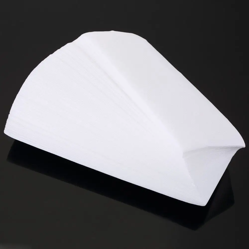 100 шт. восковые полоски документы ноги удаления волос на теле депиляции воском