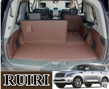 Высшее качество! Специальные коврики для багажника автомобиля Nissan Armada 7 мест