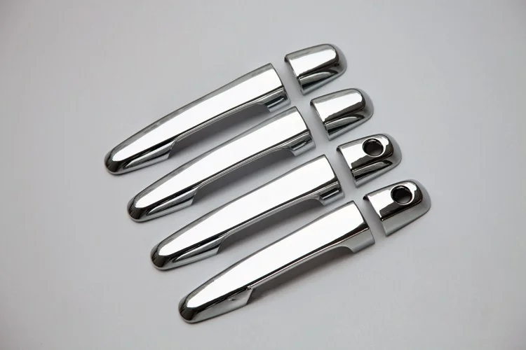 Для Mitsubishi L200 Pickup 2015 2016 2017 2018 2019 2020 хромированная Автомобильная дверная ручка