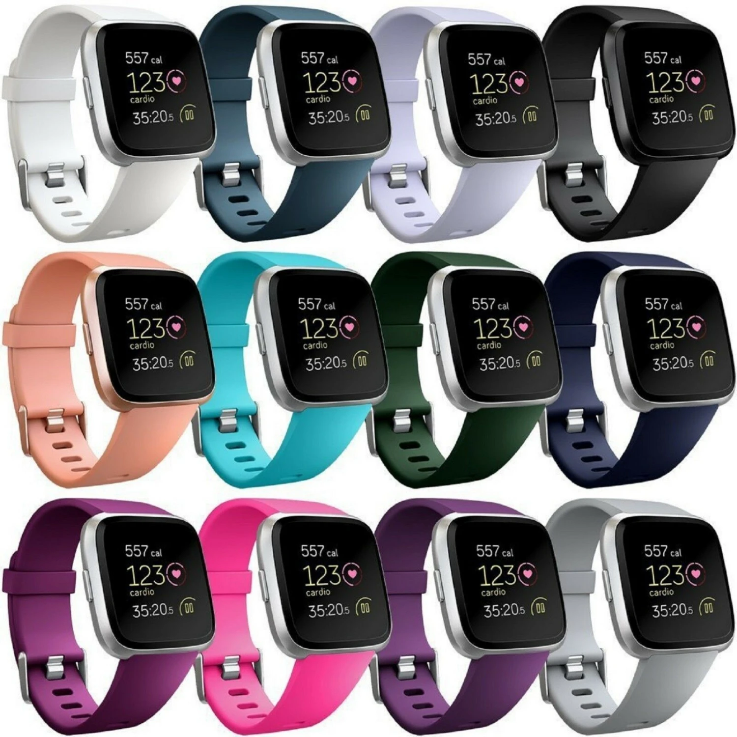 Ремешок Coolaxy для умных часов Fitbit Φ ремешок наручных Versa Lite сменный силиконовый Fit