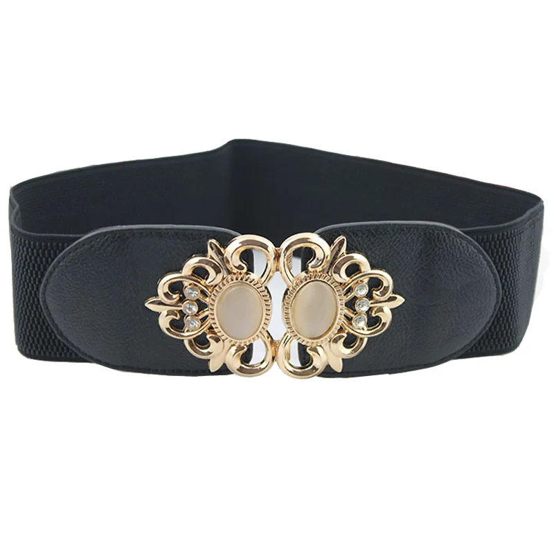 2018 модные ремни для женщин платья широкий черный корсет пояс дизайнерский