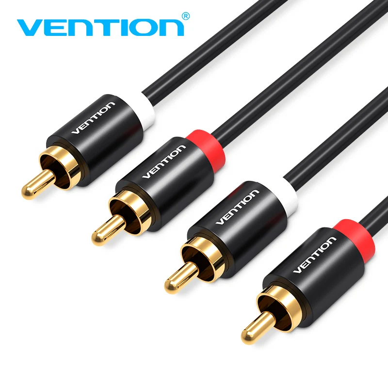 Аудиокабель Vention 2RCA кабель папа 1 м 2 3 для домашнего кинотеатра DVD VCD усилитель