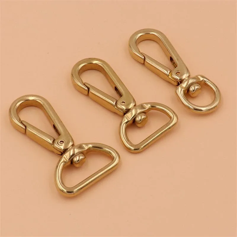 2 шт Твердая Сумка с декором из жёлтой меди пряжки металлический вращающийся