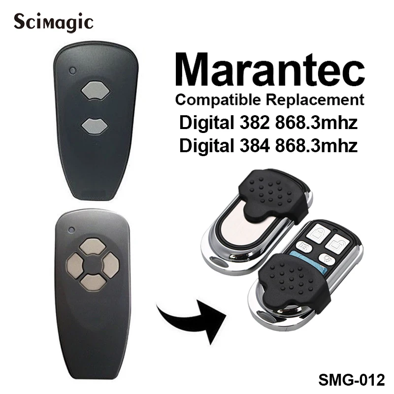 3-х канальный пульт дистанционного управления Hormann HSM2 HSM4 868 МГц Marantec D302 D304