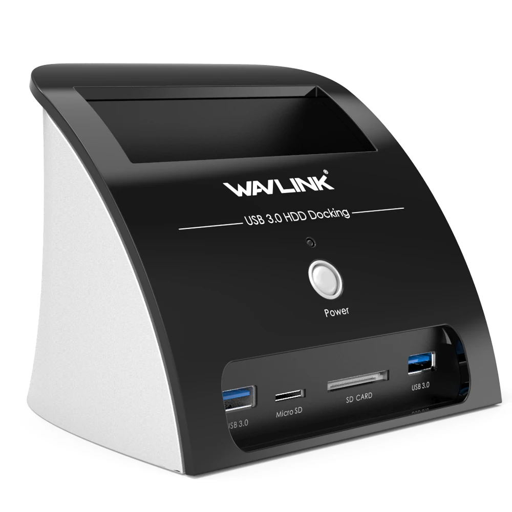 Wavlink USB 3 0 SATA HDD док станция с кардридером слот жесткий диск Внешний корпус чехол