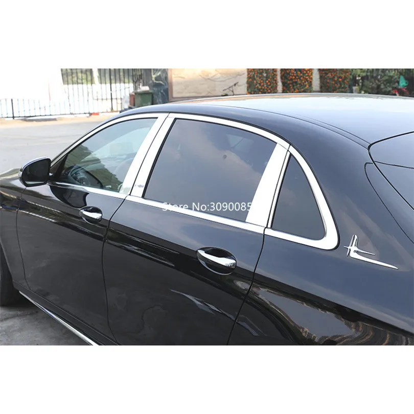 Комплект отделки столба окна из алюминиевого сплава для Mercedes Benz W213 E Класс 4 дверь