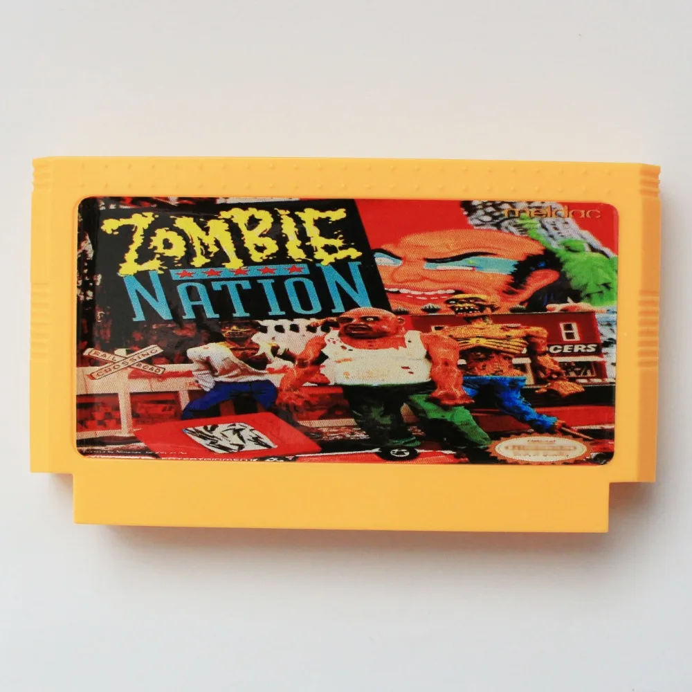 Zombie Nation 60 Pin Game Card For 8 Bit Subor Player | Электроника