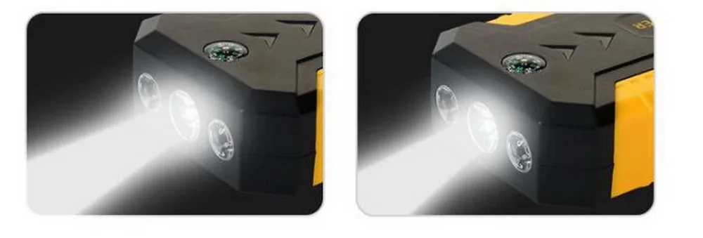 4 USB Multi-function 3 светодио дный LED light с адаптером питания автомобильный прыжок стартер 12 В в аварийный блок питания портативный для бензинового мобильного телефона
