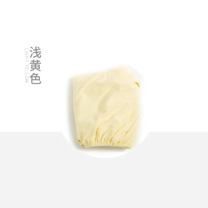 light yellow Однотонный хлопковый простынь для детской кровати портативный детский матрасный чехол для детской кроватки эластичный детский постельный комплект детская кровать для малыша протектор - Цвет: light yellow