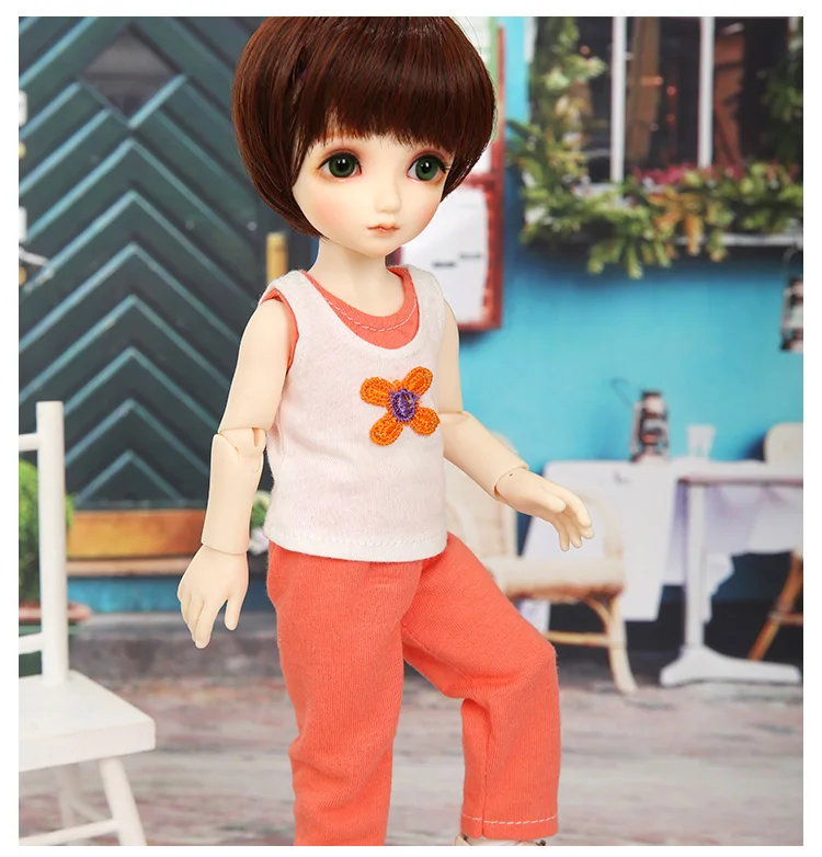 BJD SD Кукла Одежда 1/6 рубашка юбка на подтяжках Cuteno Institute стиль для Linachouchou YF6-315 куклы аксессуары