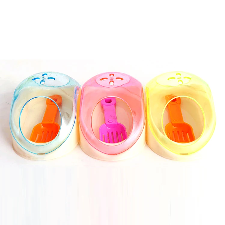 Новое поступление маленький пластиковый Туалет для хомяка ванная комната