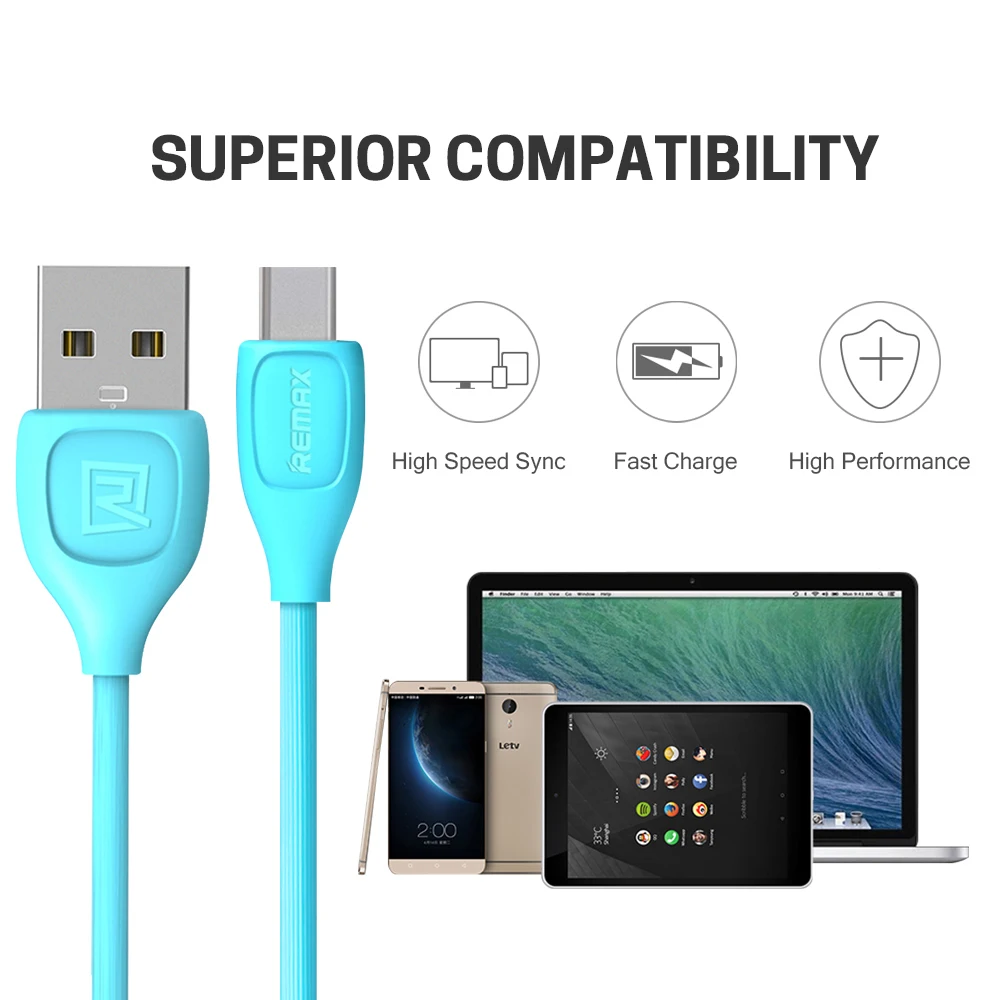 USB-кабель Remax type C для быстрой зарядки и синхронизации данных sony Xperia z5 z3 XZ Premium XA1 XZs x
