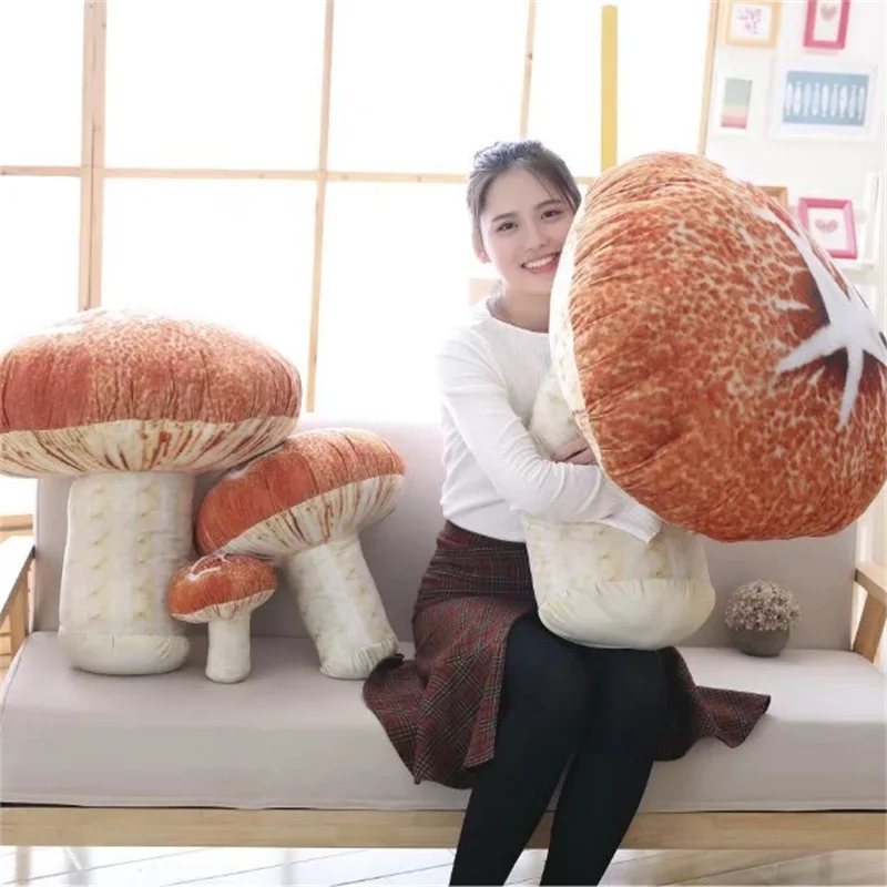 Декоративные подушки для стульев скандинавские игрушки Грибная винтажная