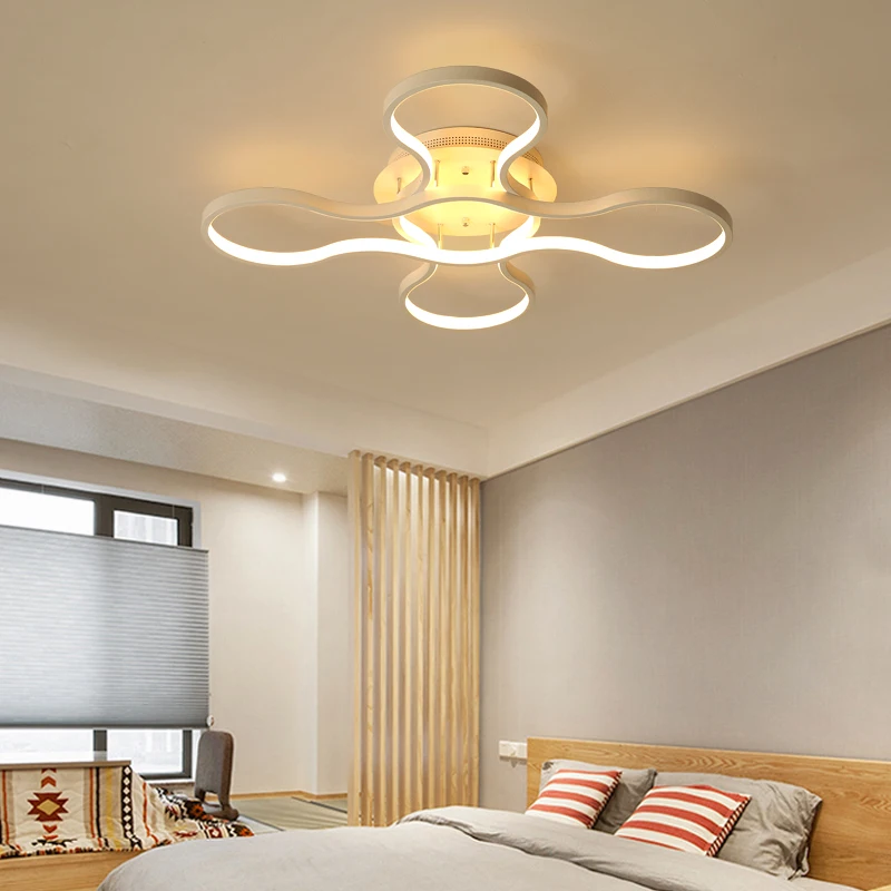 Современные акриловые потолочные светильники для гостиной спальни простые