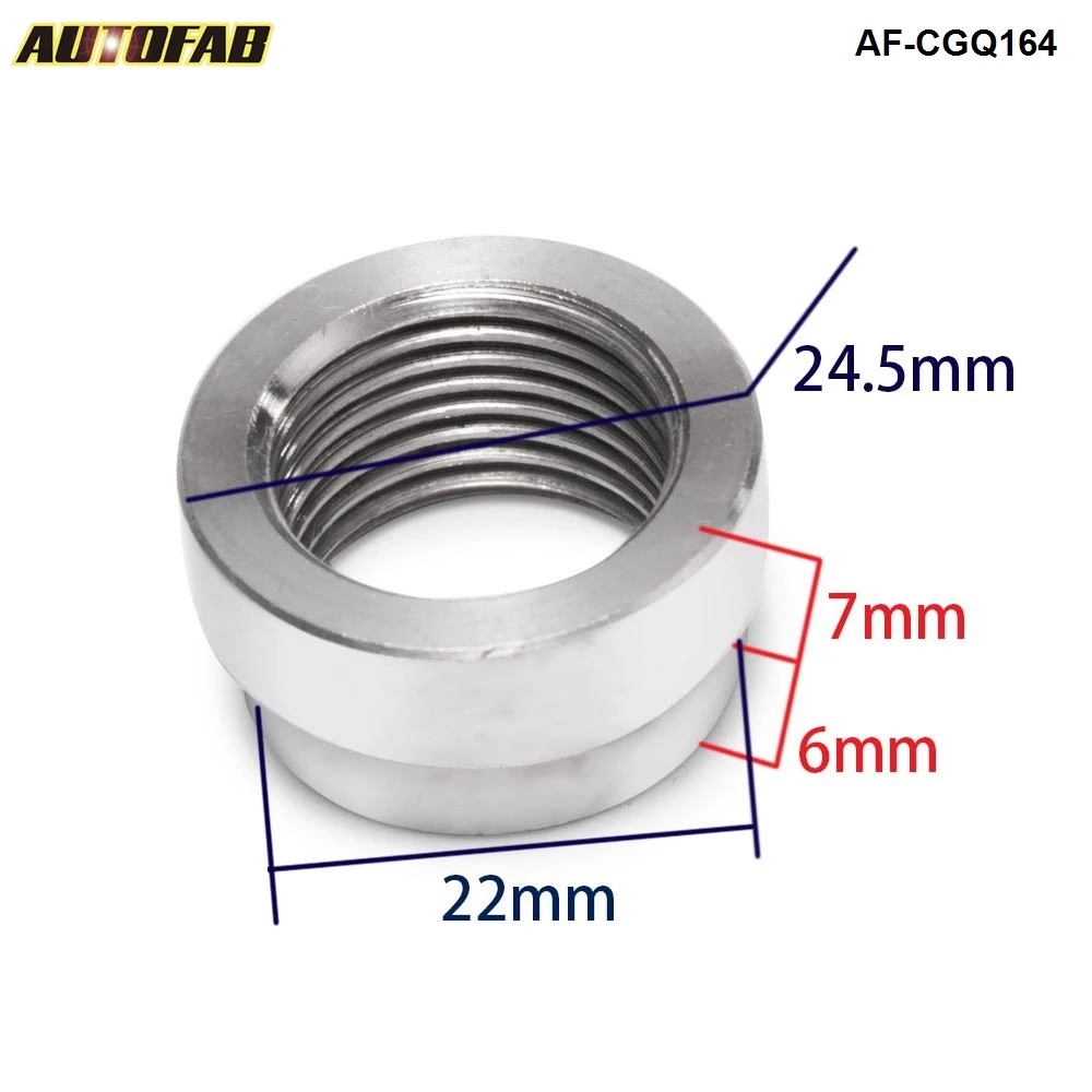 Выхлопной кислородный датчик Lambda AFR Boss Nut M18 x 1 5 нержавеющая сталь 304 AF CGQ164|m18 1.5|steel
