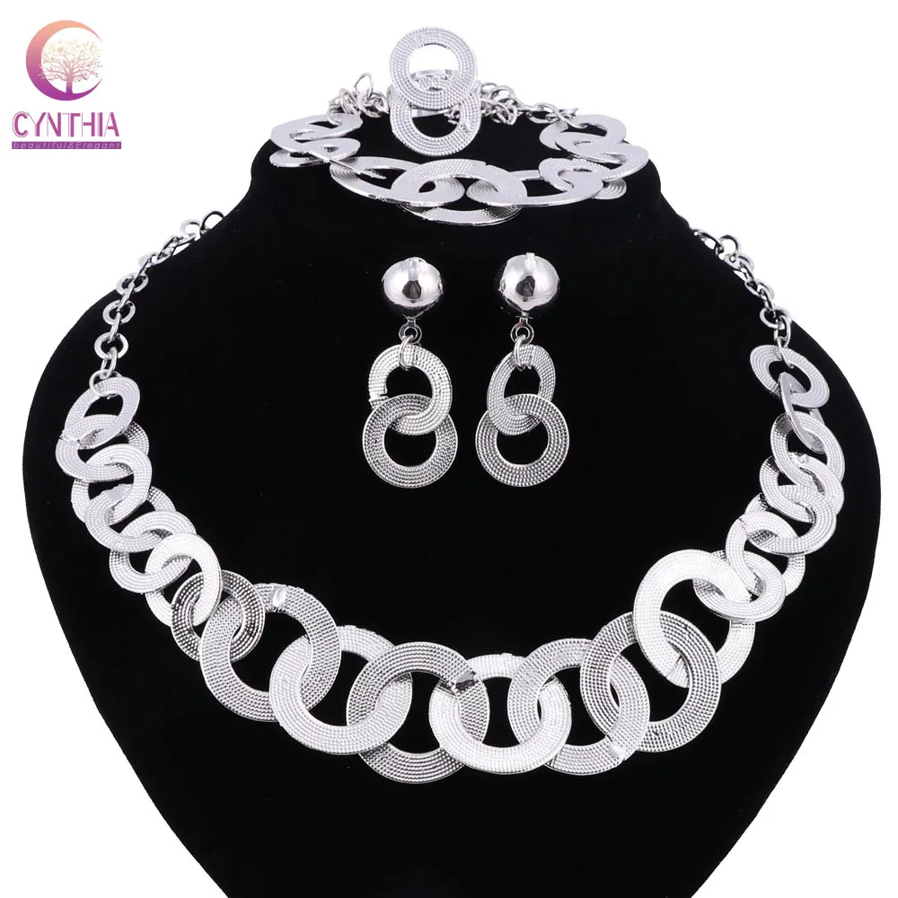 Уникальный дизайн ожерелье чокер с несколькими кругами золотого цвета