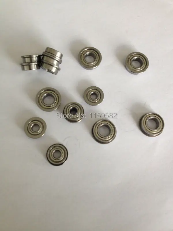 

Free shipping charge by DHL F608 ZZ F608-ZZ F608-2Z 8X22X7MM High speed & Low noisy Flange ball bearing F608ZZ 8X22X7 MM