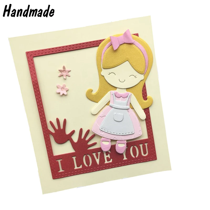 Металл для маленьких девочек детство Скрапбукинг пресс формы ремесло