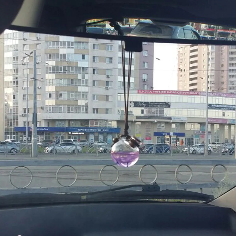 Автомобильный подвесной стеклянный флакон для духов пустая подвесная бутылка с