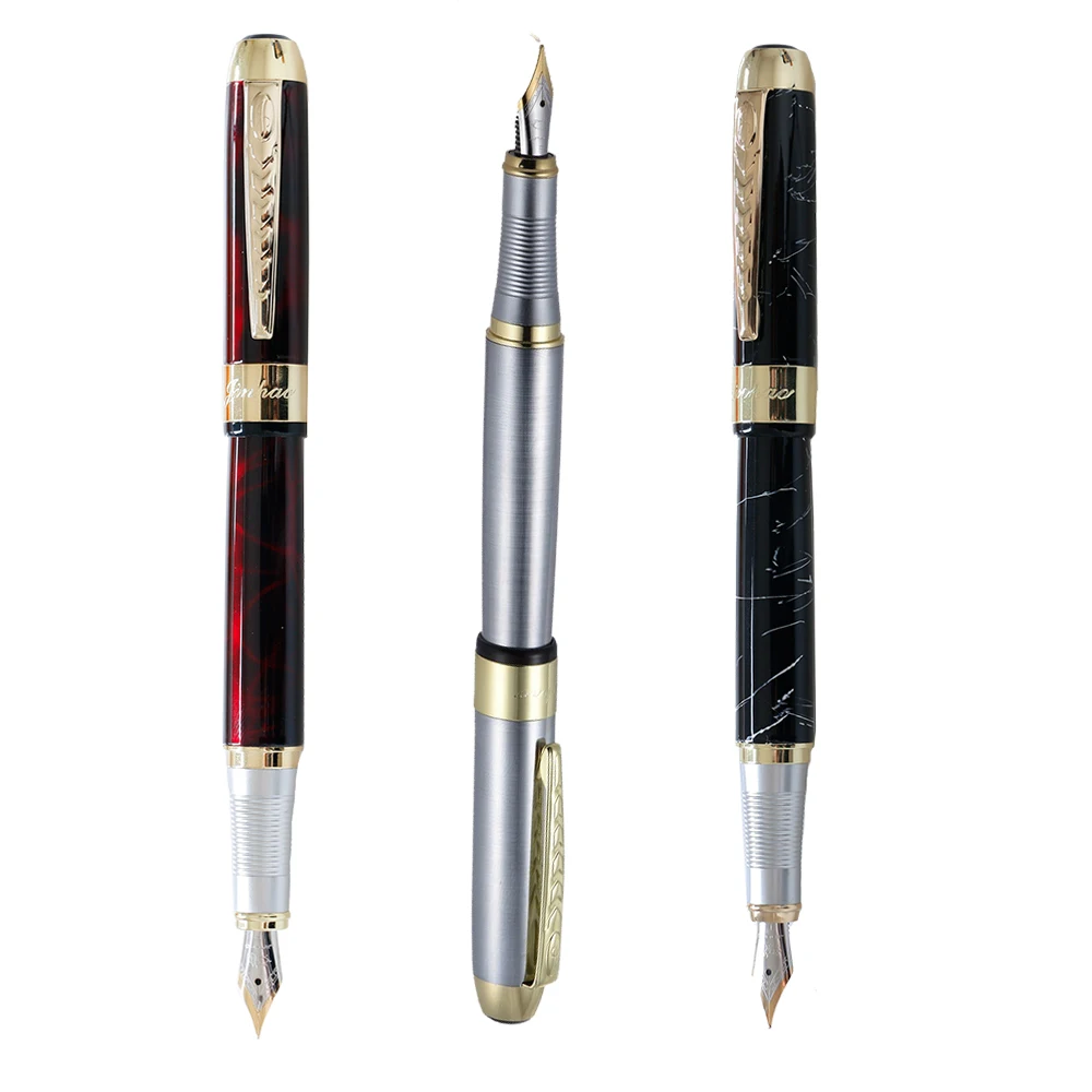 3 шт. в наборе, высокое качество, JINHAO 250, перьевая ручка, роскошные 0,5 мм, перьевые ручки для письма, канцелярские принадлежности, школьные офисные принадлежности