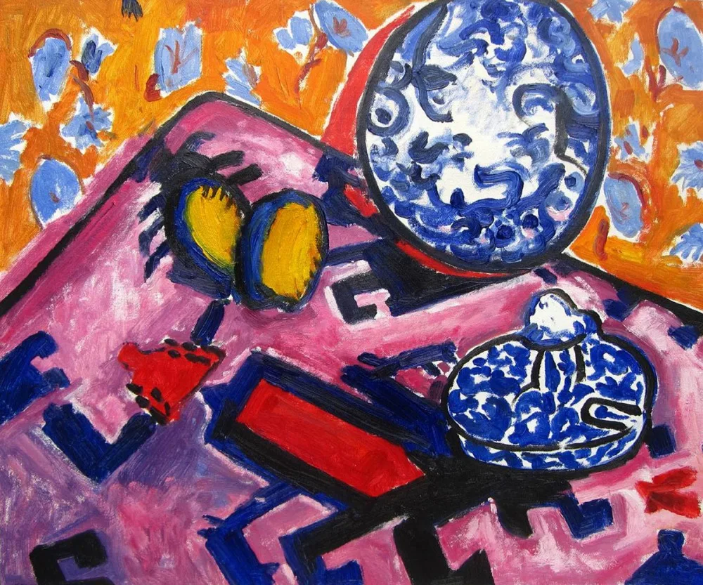 Абстрактная масляная живопись натюрморт для столовой смеситель Альфреда Генри