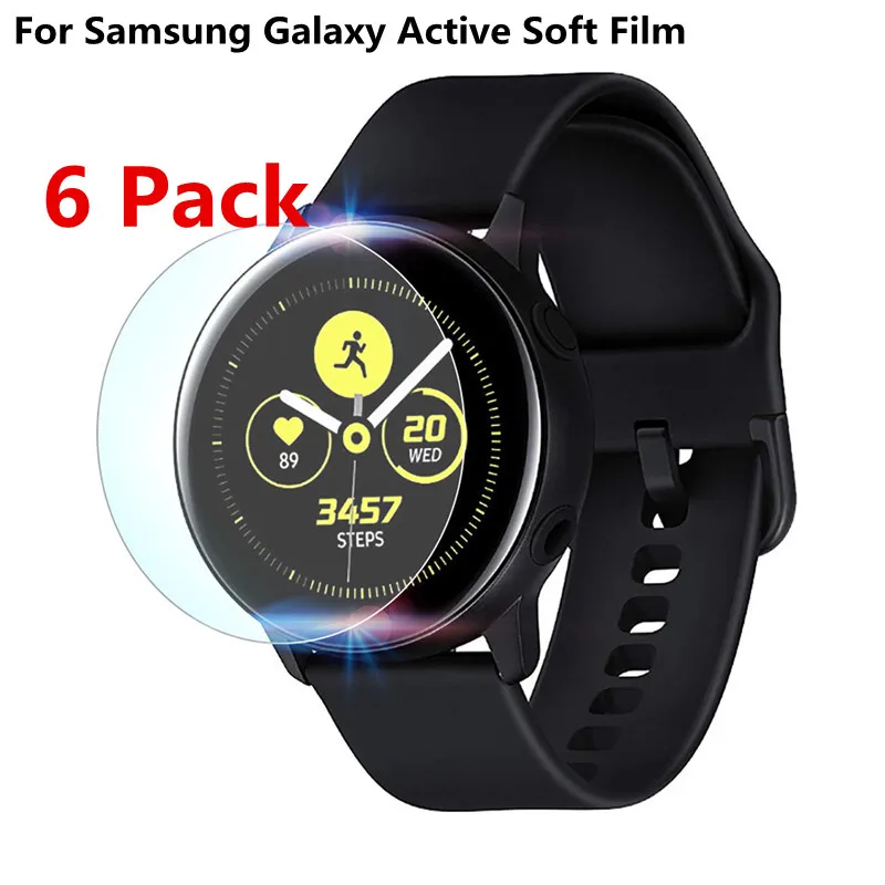 Protector de pantalla transparente para reloj inteligente Samsung Galaxy Active, pulsera de...