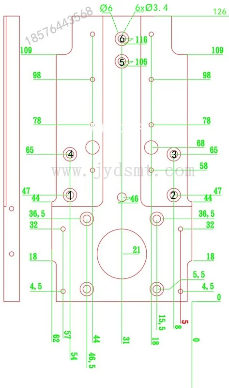 SMT DIY маунтор полый вал шаговый для выбора места головка с двойной головкой
