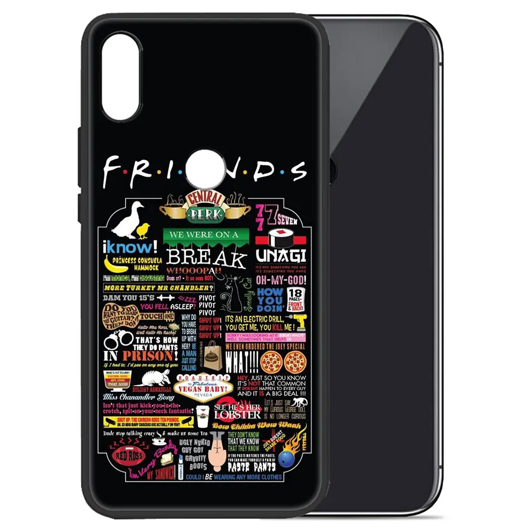 Мягкий чехол IYICAO Friends сезонного ТВ для Xiaomi Redmi Go Note 5 6 7 Pro 5A Prime 4 4X phone Case |