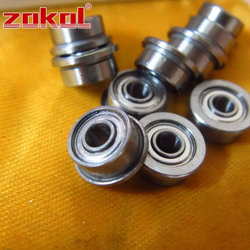 Подшипник ZOKOL F693 ZZ фланцевый подшипник F693ZZ с глубоким желобом шариковый 3*8 (9 5) * 4