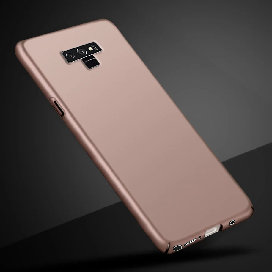 Чехол с полной защитой для Samsung Note 9 Матовый Бампер жесткий ударопрочный чехол из