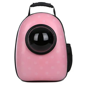 Pink Dots Модный рюкзак для домашних животных, переносная сумка для домашних животных, капсула, дышащий рюкзак для кошек, кошек, собак, товары для домашних животных - Цвет: Pink Dots