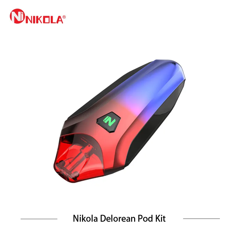 Электронные сигареты Никола Delorean Pod Комплект Системы испаритель Горячие