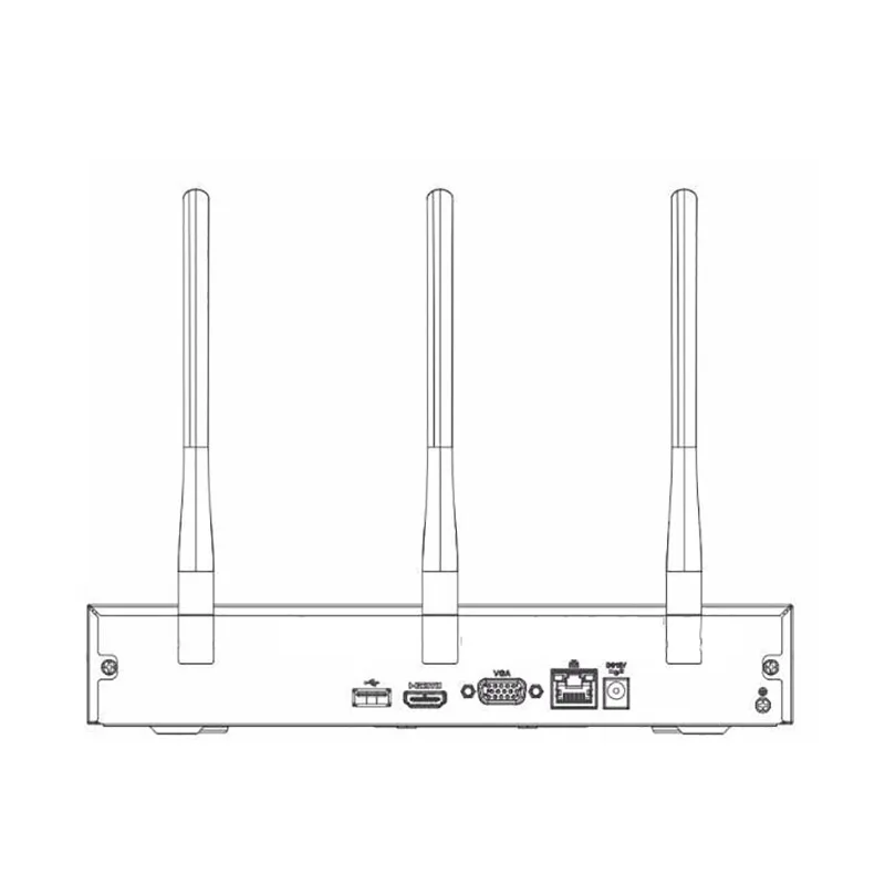 Новый Dahua NVR4104HS-W-S2 NVR 4-канальный Smart Mini ONVIF сети Wi-Fi видео Регистраторы |