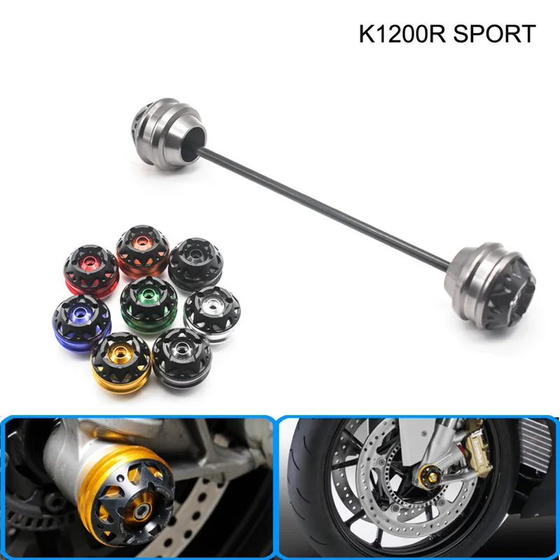 

Free shipping for BMW K1200R SPORT 2007 CNC Modified+Motorcycle Front wheel drop ball / shock absorber