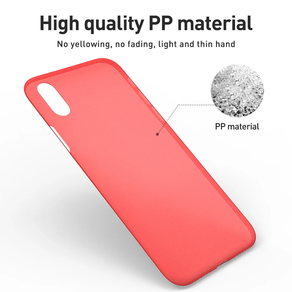 KEYSION Phone Case For iPhone Xs Max Xr X S R Xsmax Coque Ultra Thin Slim Frosted Cover iPhonexs iPhonex Fundas |