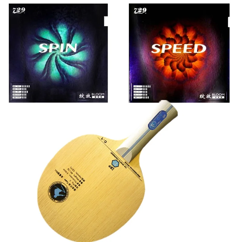 Оригинальные ракетки для настольного тенниса 729 C-1 C1 (C 1) из чистого дерева | Спорт