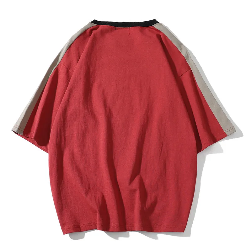 New Arrival Rose T Shirt Harajuku Embroidery T-shirt Streetwear Fashion Men Top Tees US Size S-XL |