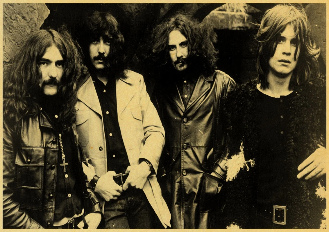 Британский рок-группа Led Zeppelin ретро постер ВИНТАЖНЫЙ ПЛАКАТ настенный Декор для дома Бар Кафе ядро декоративная живопись