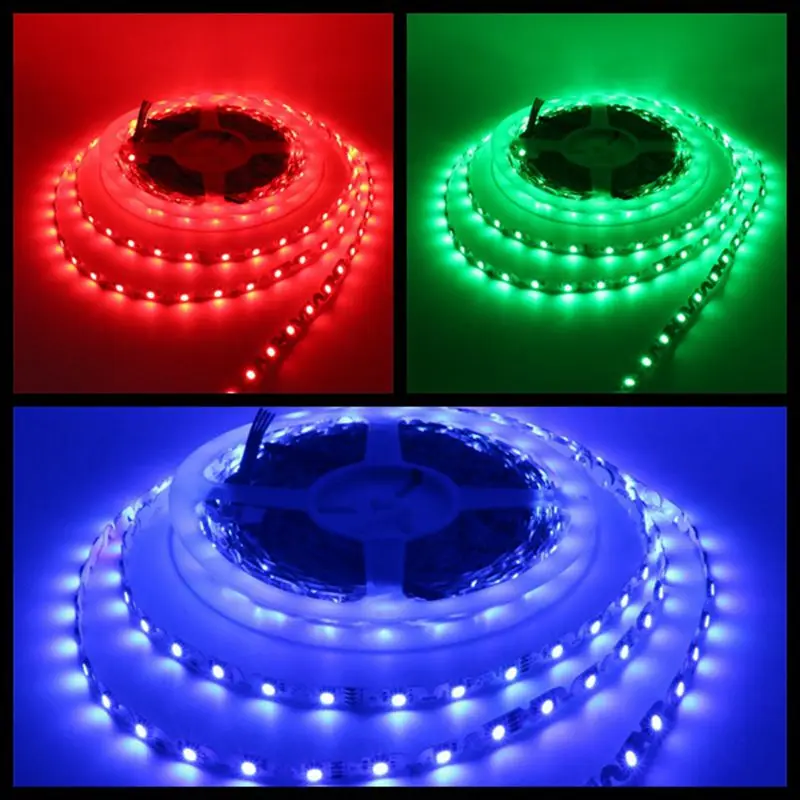 Лента Светодиодная гибкая 60 светодиодов/м 5 м/лот 5050 RGB|led strip 5050|led rgbled |