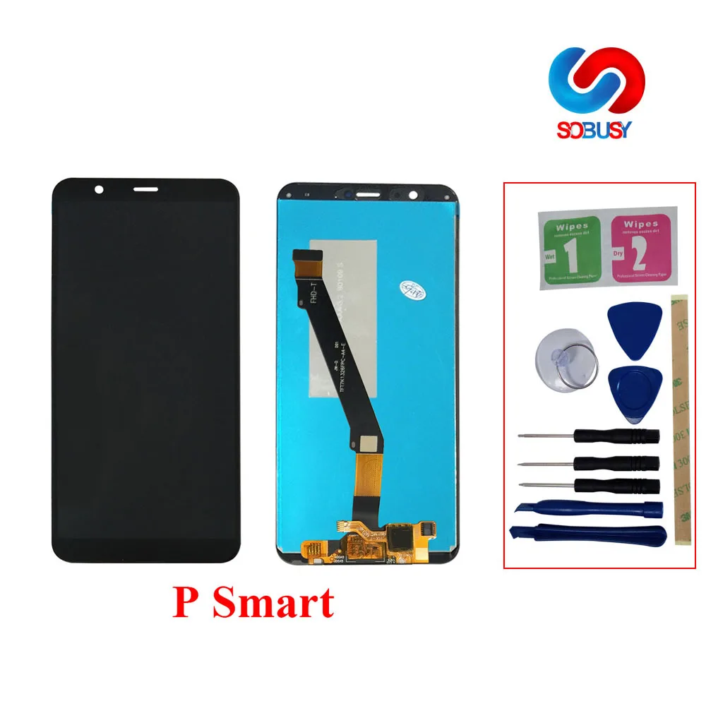 ЖК экран Ekran для HUAWEI P Smart Enjoy 7 S дисплей сенсорный панель дигитайзер в сборе с