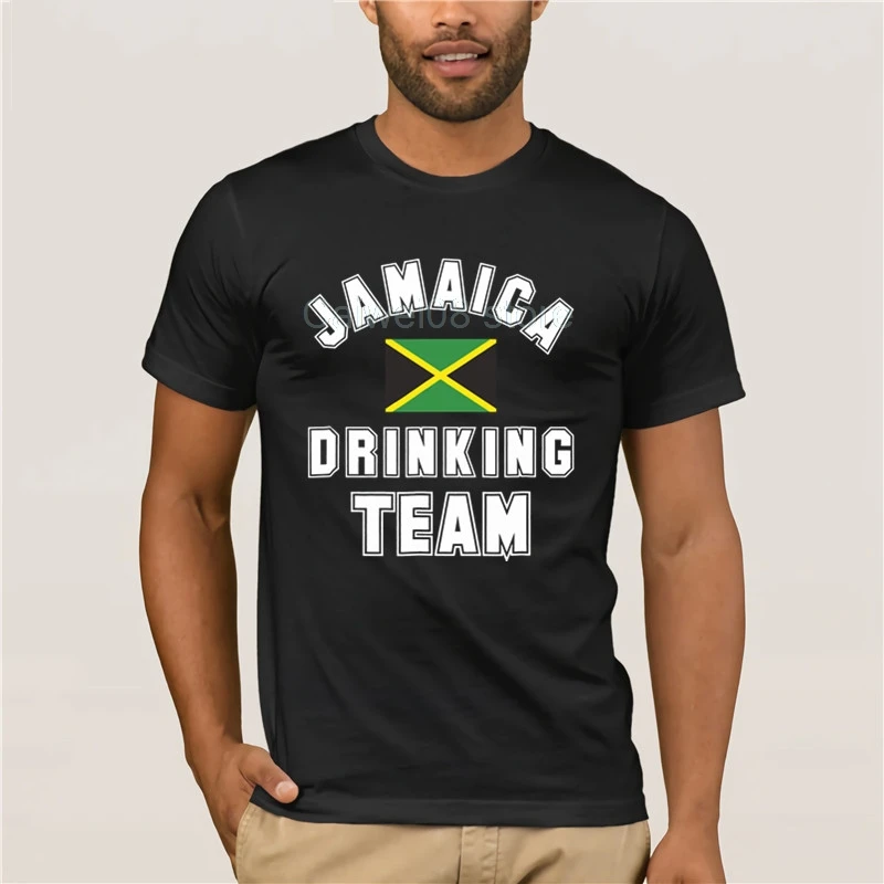 Для мужчин Лучший Ямайка Drinking Team Колледж Frat пива футбол футболка Мода Творческая