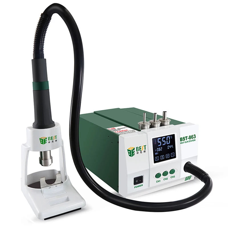 

1200W High power Lead-free Hot Air Gun Soldering Station Intelligent Digital Display Soldering Station as good as Quick 861DW
