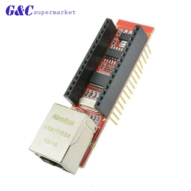 Nano V3 Ethernet щит ENC28J60 микрочип HR911105A веб сервер плата модуль для Arduino 3 0|Интегральные