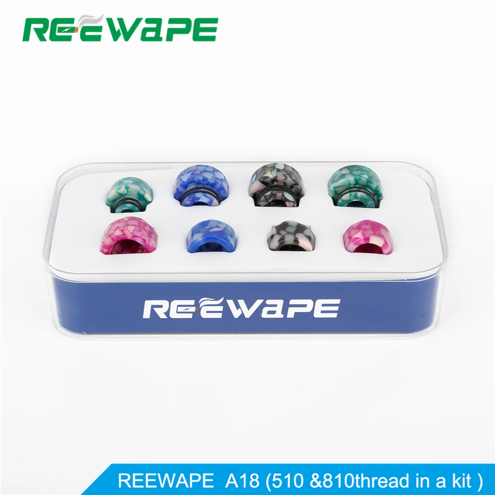 Reewape 810/510 капельный наконечник A18 змеиная Смола мундштук для TF V8 RDA zeus RTA бак