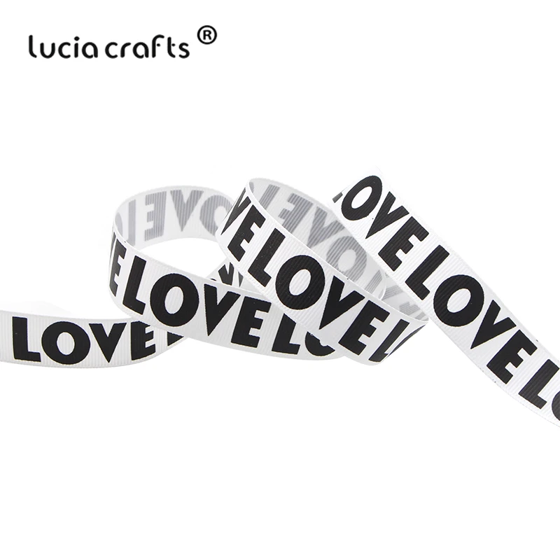 Lucia Crafts 5y/lot мульти вариант буквы/цифры шаблон напечатанный корсажная лента для самодельного украшения одежды материалы ручной работы для поделок S0602
