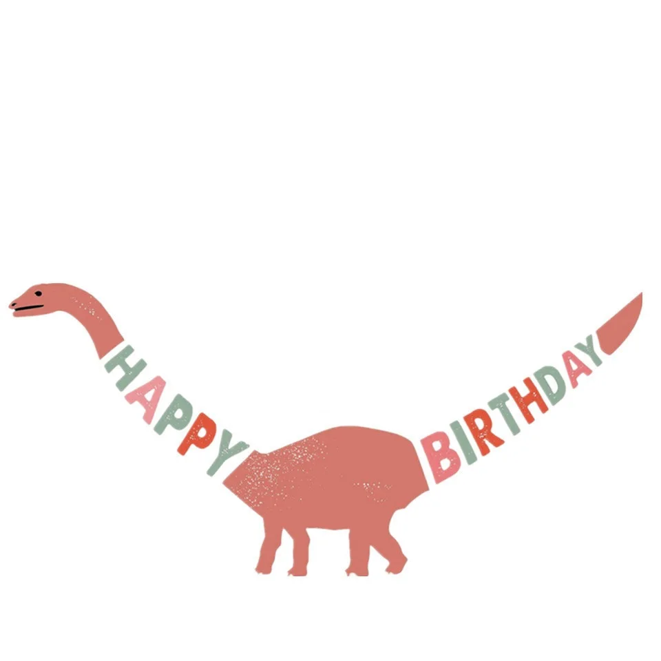 Dinosaur Banner Большой 4D динозавр фольгированные шары Дракон Globos мир Юрского периода животное шар динозавр вечерние принадлежности детский день рождения, день рождение мальчика Подарочная игрушка - Цвет: Dinosaur Banner