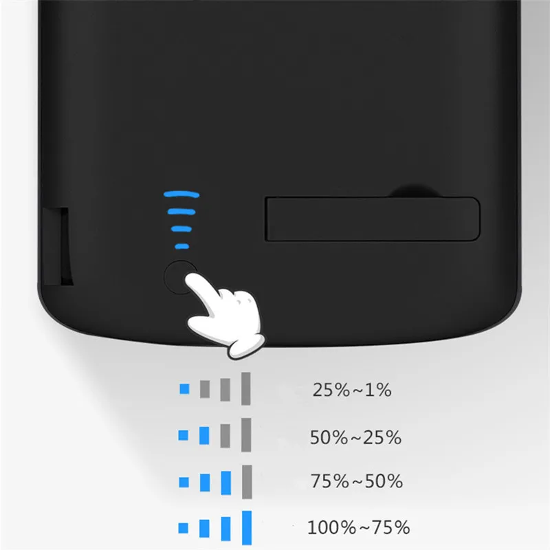 SPCASE 6500 мАч портативный батарея зарядное устройство чехол для huawei Honor 10
