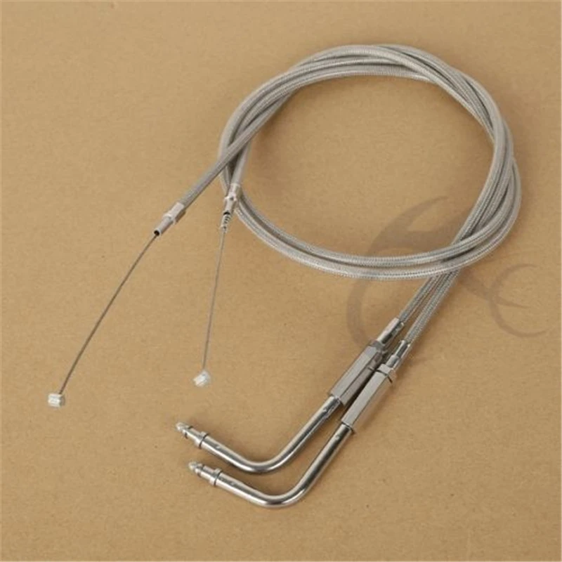 39 &quot100 см Дроссельный кабель из нержавеющей стали для мотоцикла Harley FLTR FLHT FLHRC FLHRI